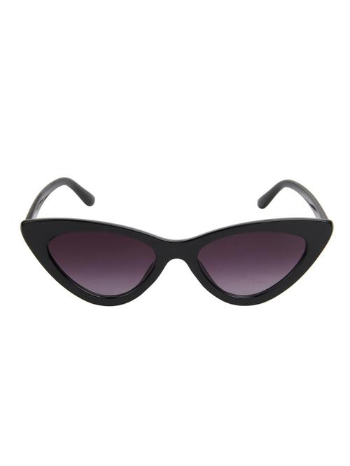 lof black cat- eyed full rim uv protected sunglasses for women - 17294768 - Standard Image - 1