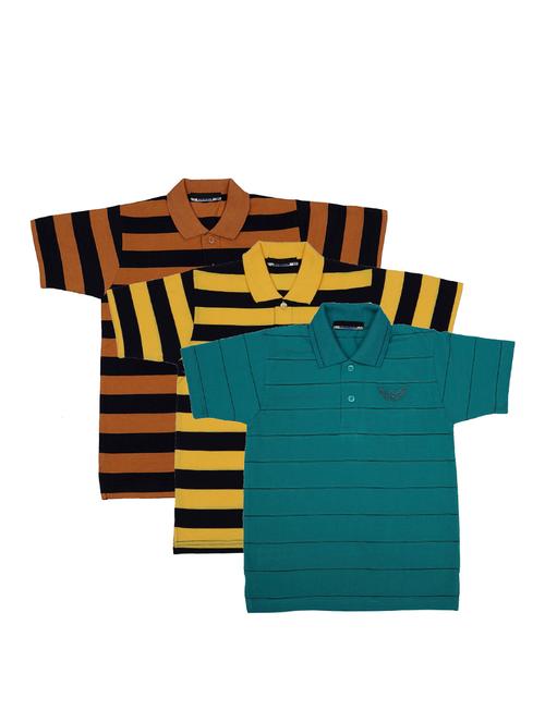 pack of 3 multi colored cotton t-shirt - 17295269 - Standard Image - 1