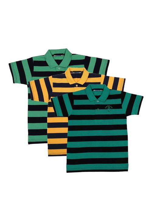 pack of 3 multi colored cotton t-shirt - 17295275 - Standard Image - 1