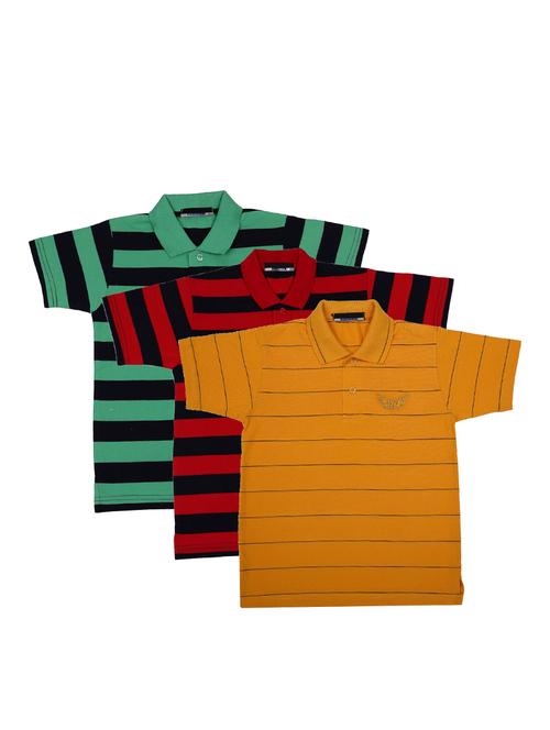 pack of 3 multi colored cotton t-shirt - 17295284 - Standard Image - 1