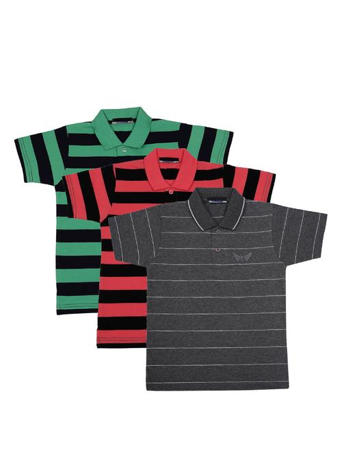 pack of 3 multi colored cotton t-shirt - 17295286 - Standard Image - 1