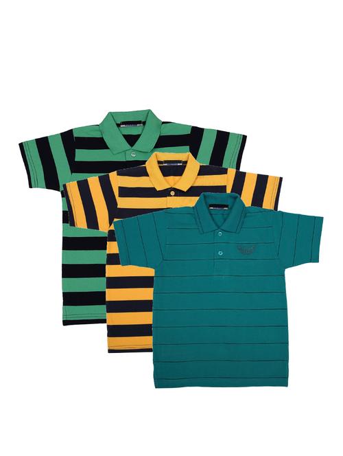 pack of 3 multi colored cotton t-shirt - 17295287 - Standard Image - 1