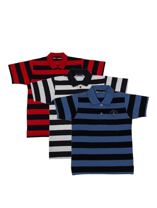 pack of 3 multi colored cotton t-shirt - 17295288 - Standard Image - 1