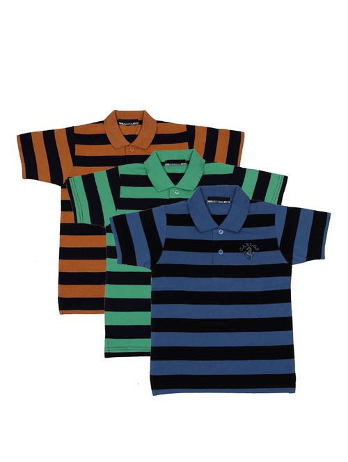 pack of 3 multi colored cotton t-shirt - 17295291 - Standard Image - 1