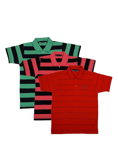 pack of 3 multi colored cotton t-shirt - 17295310 - Standard Image - 1