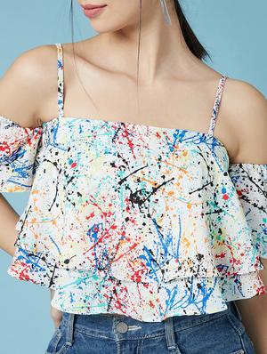 color splash crop top - 17295719 - Standard Image - 5