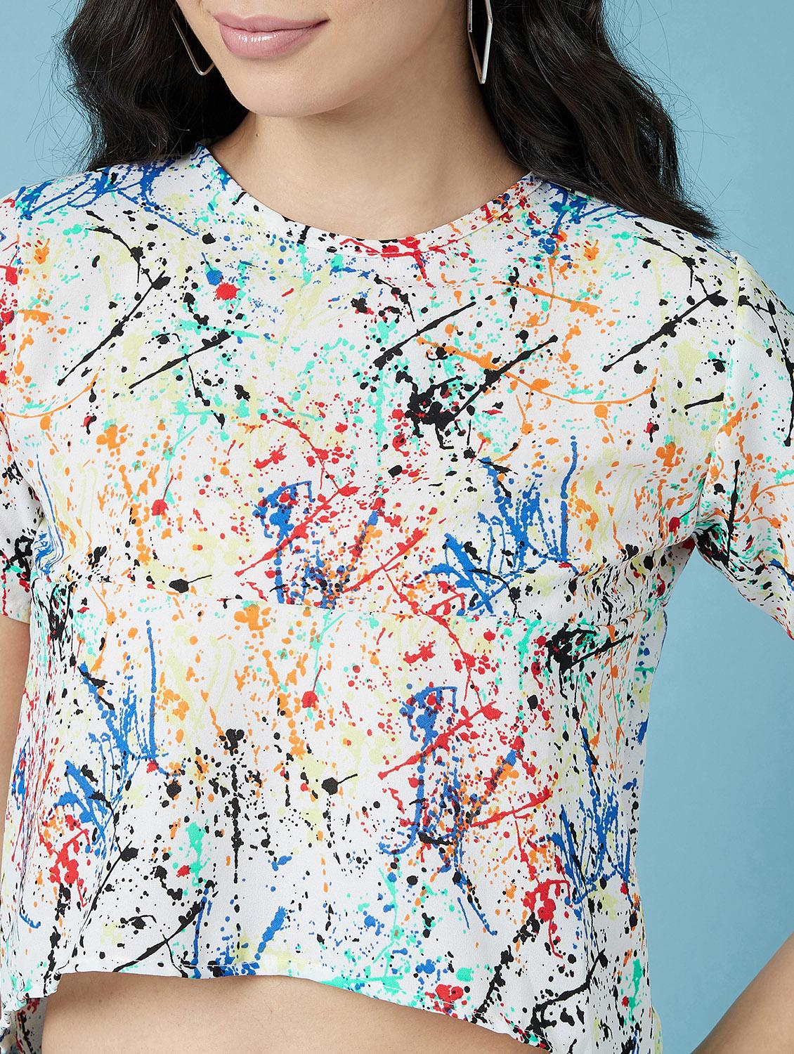 color splash crop top - 17295720 - Zoom Image - 6