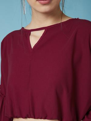 bell sleeves blosuon top - 17295724 - Standard Image - 6