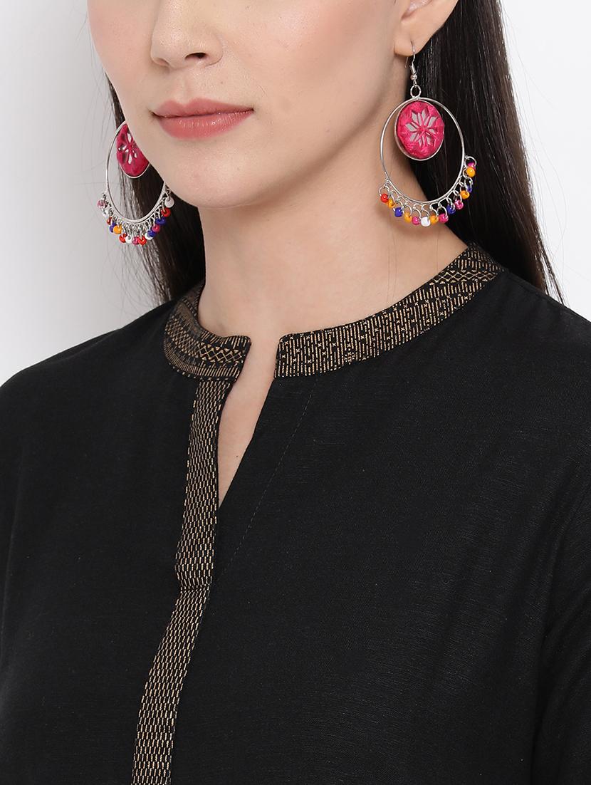 foil print straight kurta - 17295895 - Zoom Image - 5