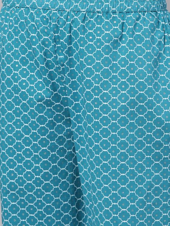 striped kurta pant set - 17296457 - Zoom Image - 5