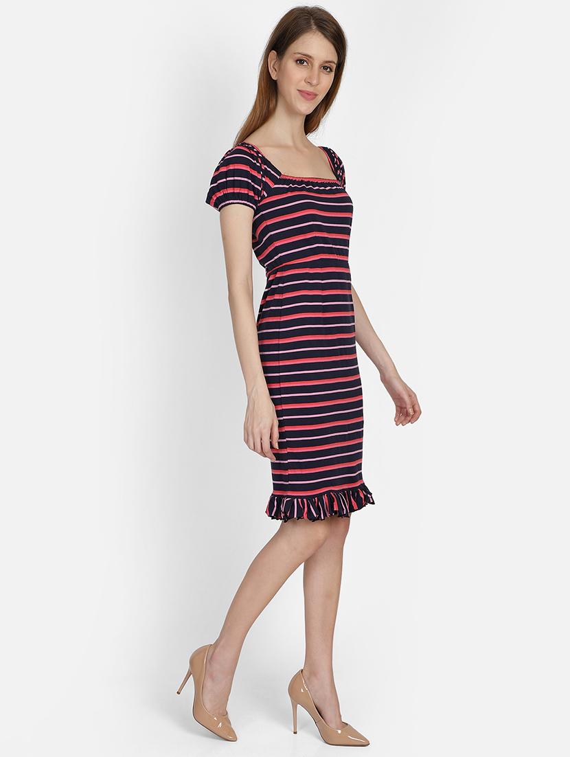 striped bodycon dress - 17296487 - Zoom Image - 3