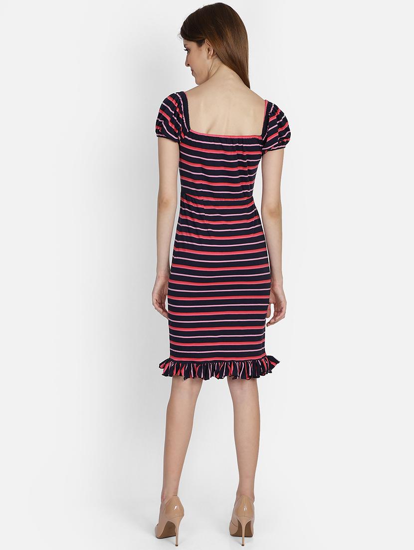 striped bodycon dress - 17296487 - Zoom Image - 4