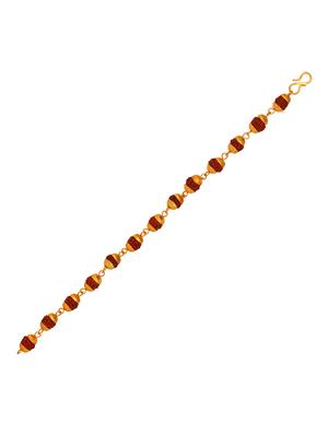 gold metal alloy bracelet - 17297628 - Standard Image - 4