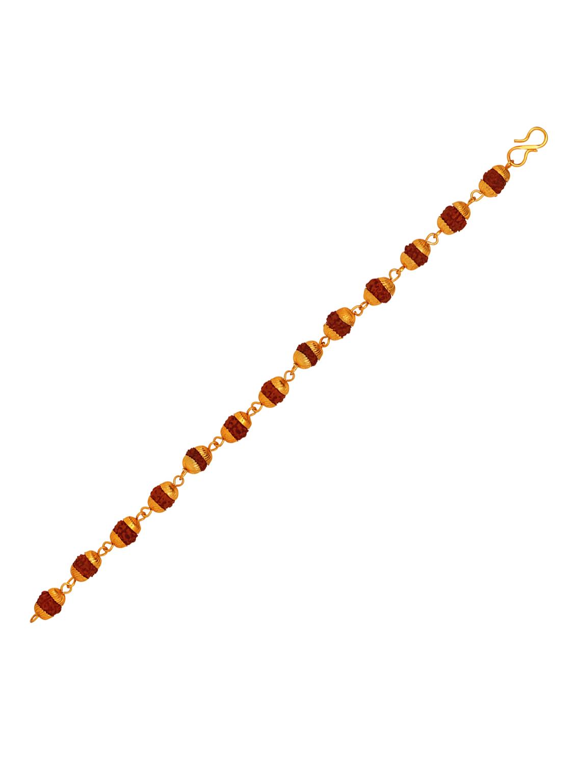 gold metal alloy bracelet - 17297628 - Zoom Image - 4