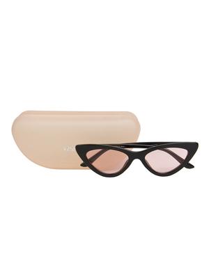 lof leopard brown cat- eyed full rim uv protected sunglasses for women - 17298136 - Standard Image - 4