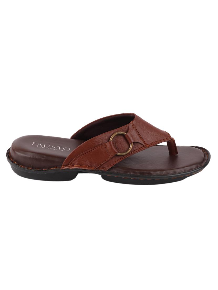 tan toe separator slippers - 17298160 - Zoom Image - 2