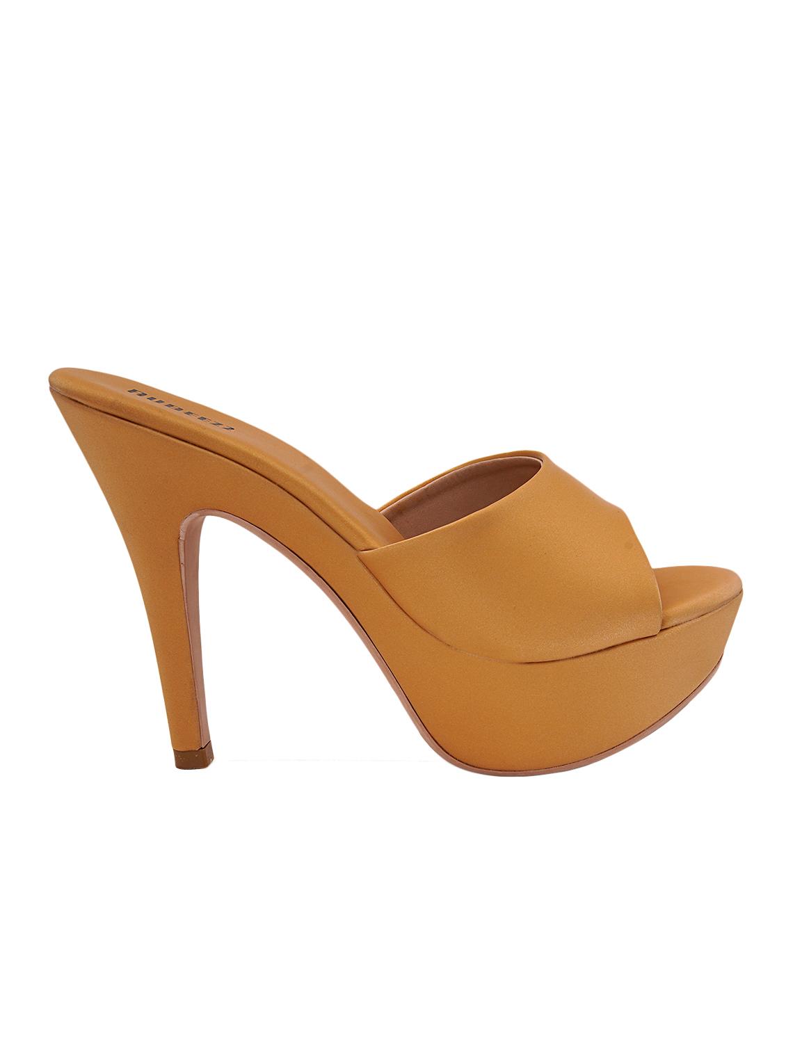 tan pu slip on sandals - 17298229 - Zoom Image - 2