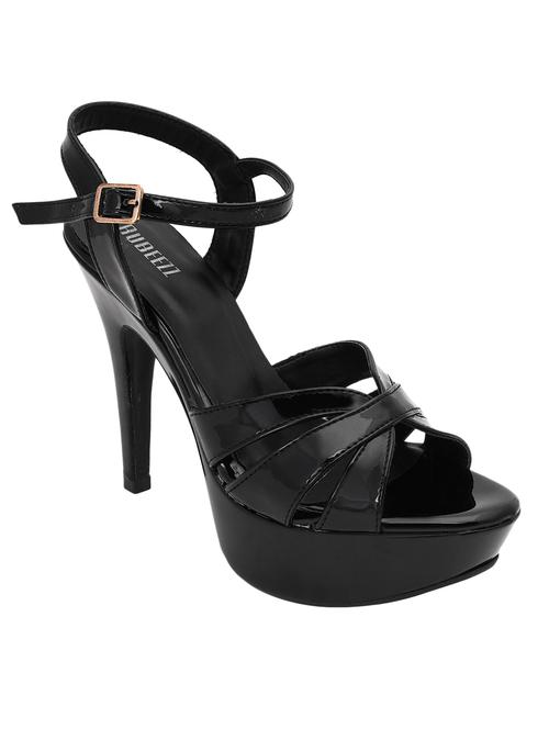 black ankle strap sandals - 17298245 - Standard Image - 1