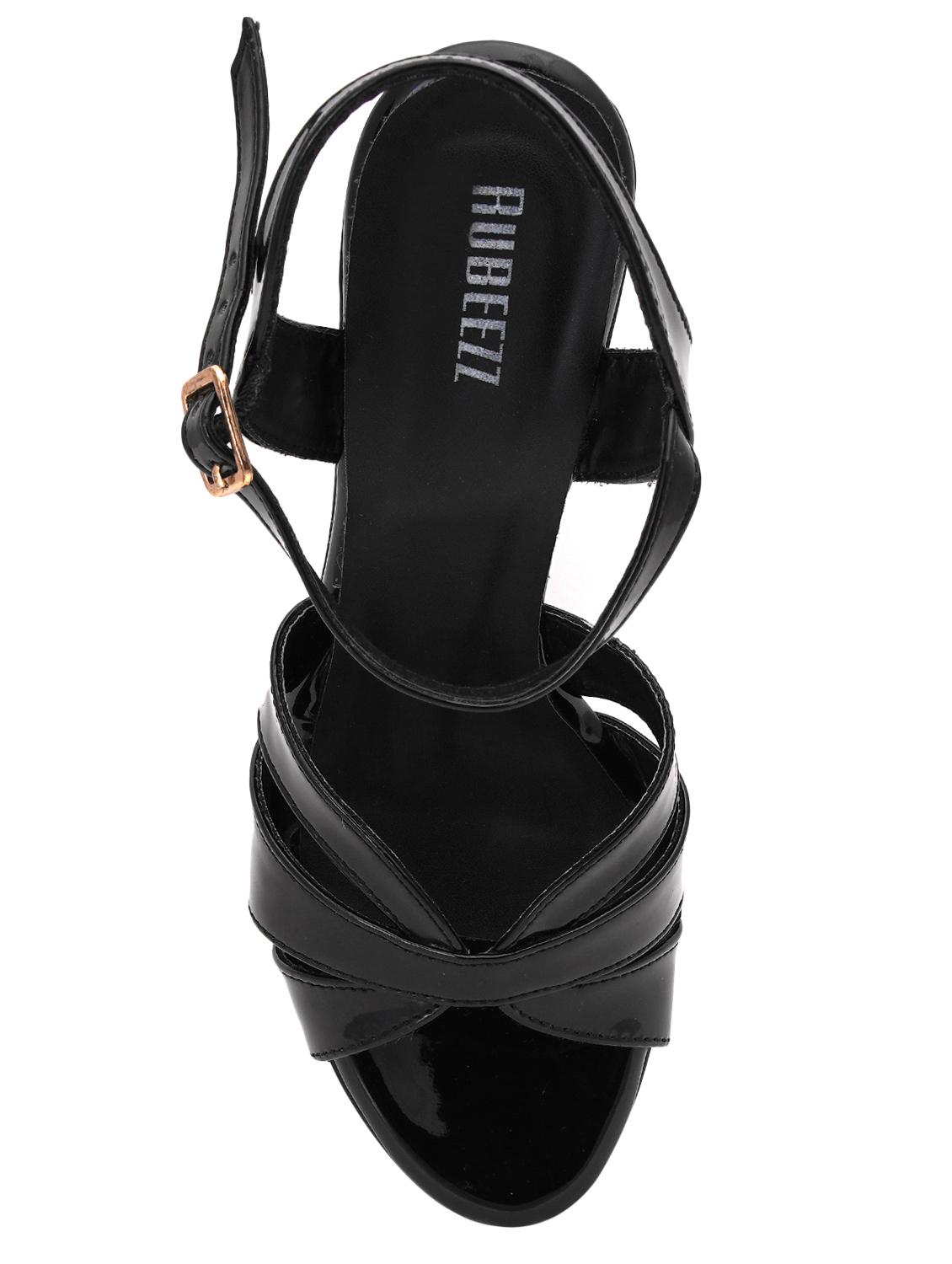 black ankle strap sandals - 17298245 - Zoom Image - 4