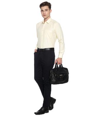 yellow solid formal shirt - 17298254 - Standard Image - 4