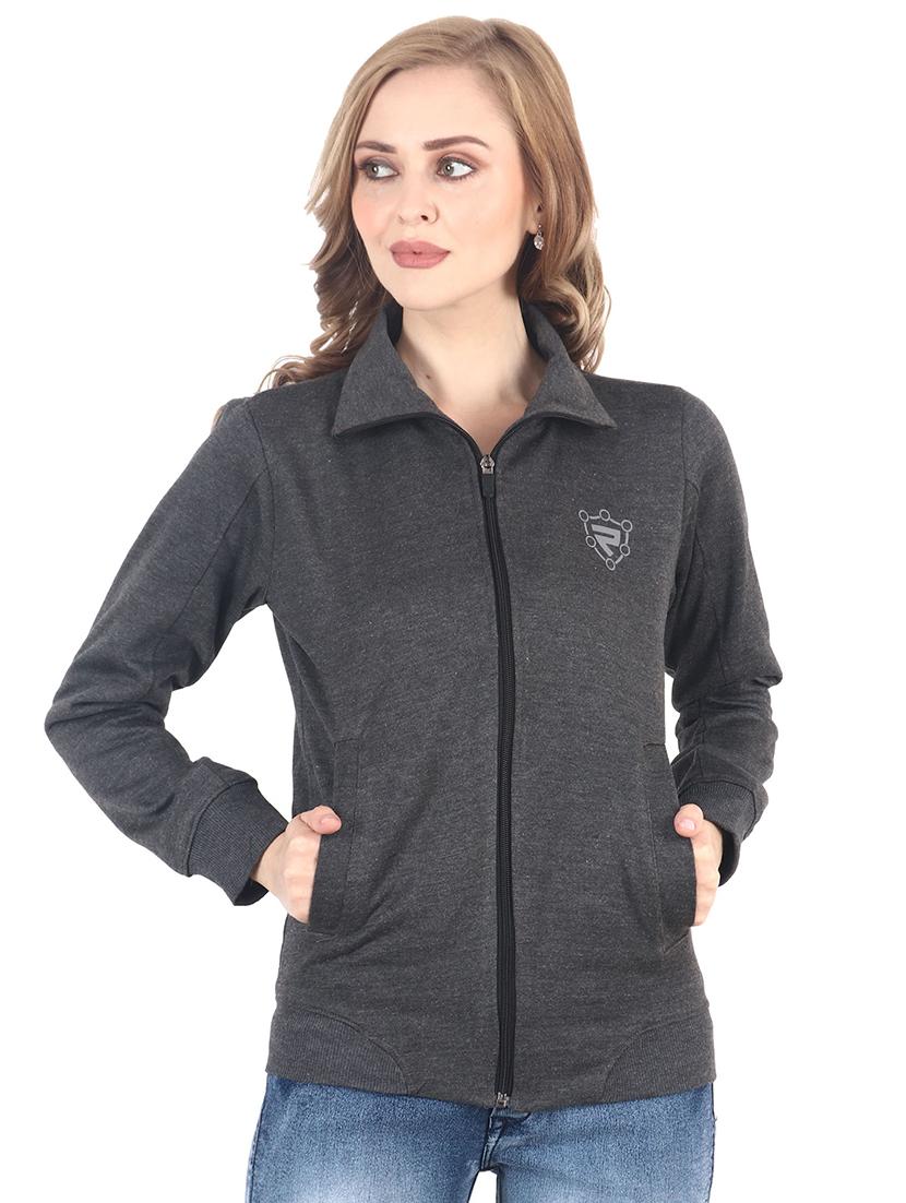 shirt collar neck solid jacket - 17298443 - Zoom Image - 1