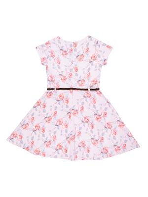 pink cotton blend frock - 17298580 - Standard Image - 2