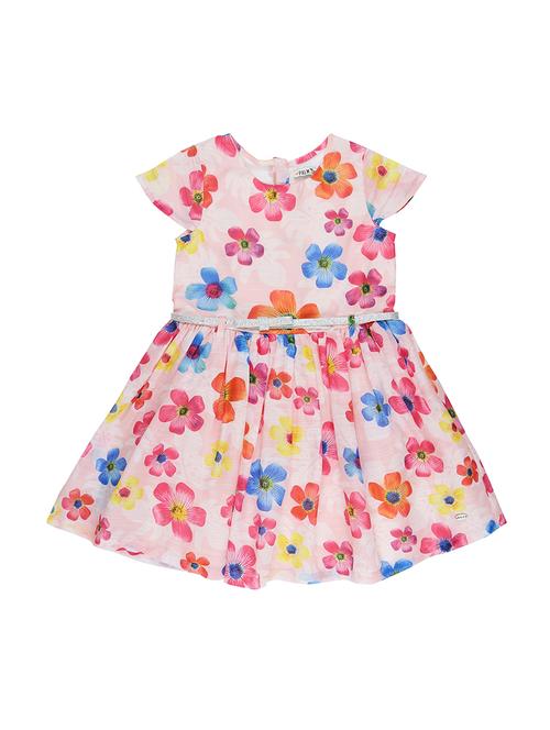 multi colored chiffon frock - 17298581 - Standard Image - 1