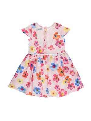 multi colored chiffon frock - 17298581 - Standard Image - 2