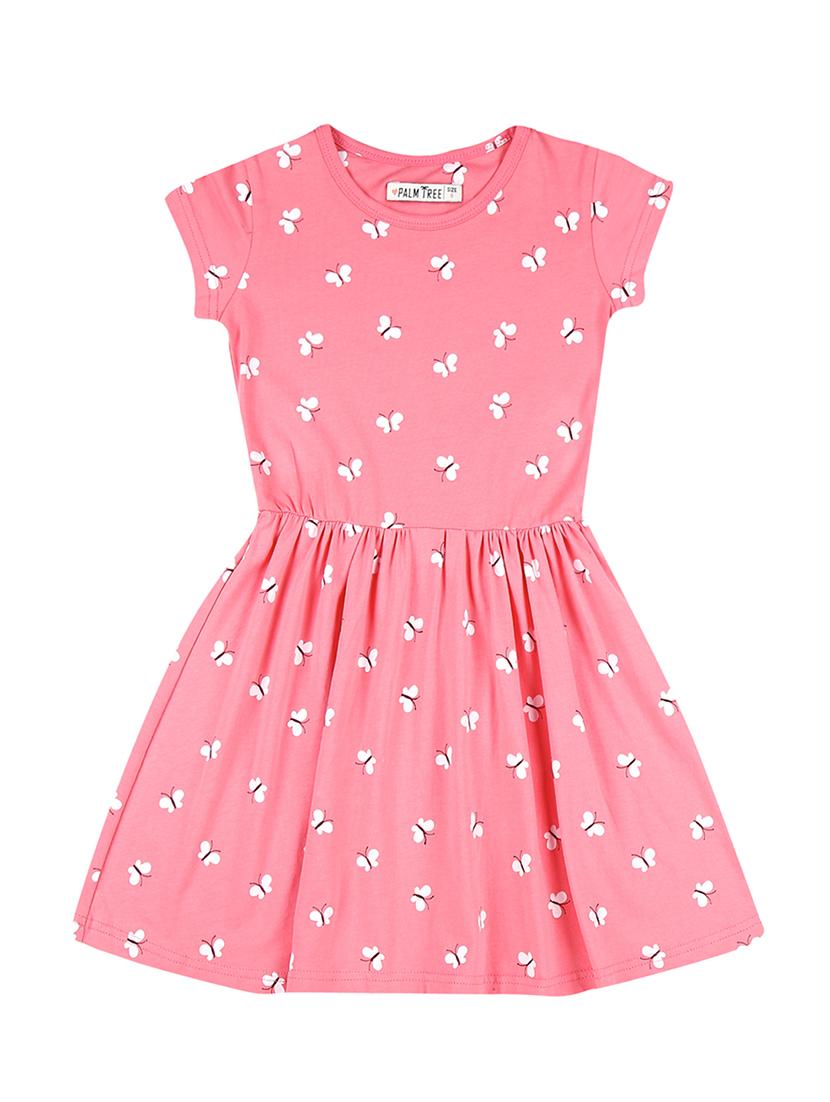 pink cotton blend frock - 17298604 - Zoom Image - 1