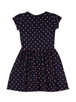 blue cotton blend frock - 17298605 - Standard Image - 2