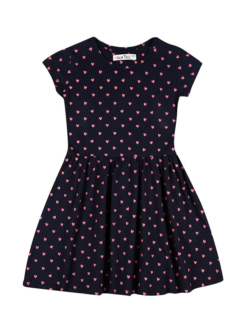 blue cotton blend frock - 17298605 - Zoom Image - 1
