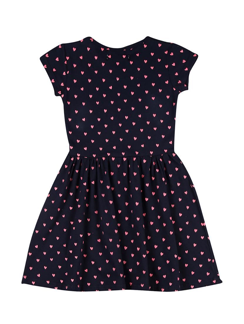 blue cotton blend frock - 17298605 - Zoom Image - 2