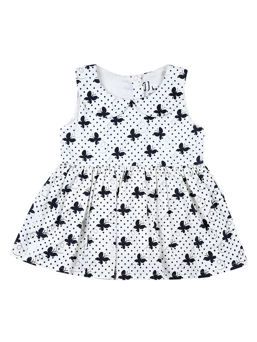 white cotton blend frock - 17298608 - Zoom Image - 1
