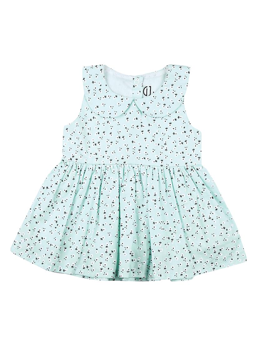 blue cotton blend frock - 17298609 - Zoom Image - 1