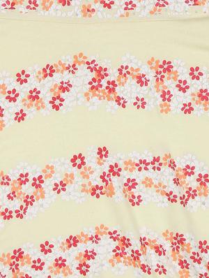 yellow cotton blend frock - 17298616 - Standard Image - 3