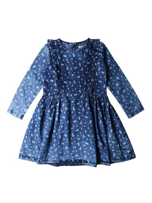 blue denim frock - 17298637 - Standard Image - 1