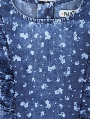 blue denim frock - 17298637 - Standard Image - 3