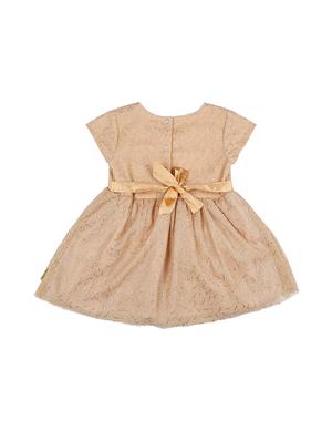 gold chiffon frock - 17298649 - Standard Image - 2
