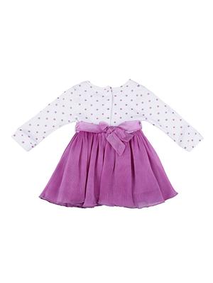 purple chiffon frock - 17298651 - Standard Image - 2