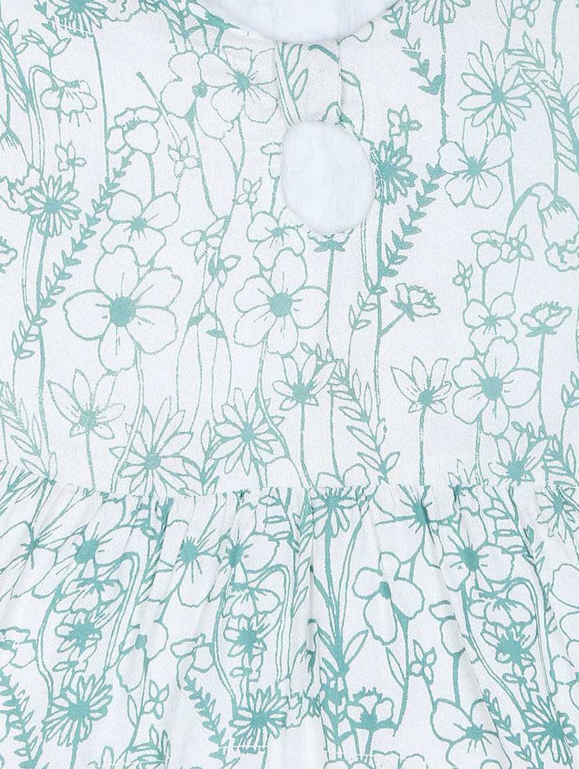 white cotton blend frock - 17298662 - Zoom Image - 3