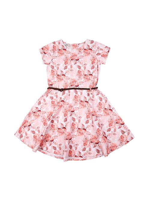 pink cotton blend frock - 17298663 - Standard Image - 1