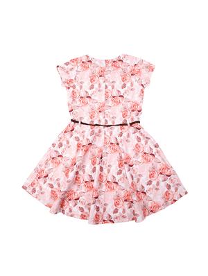 pink cotton blend frock - 17298663 - Standard Image - 2