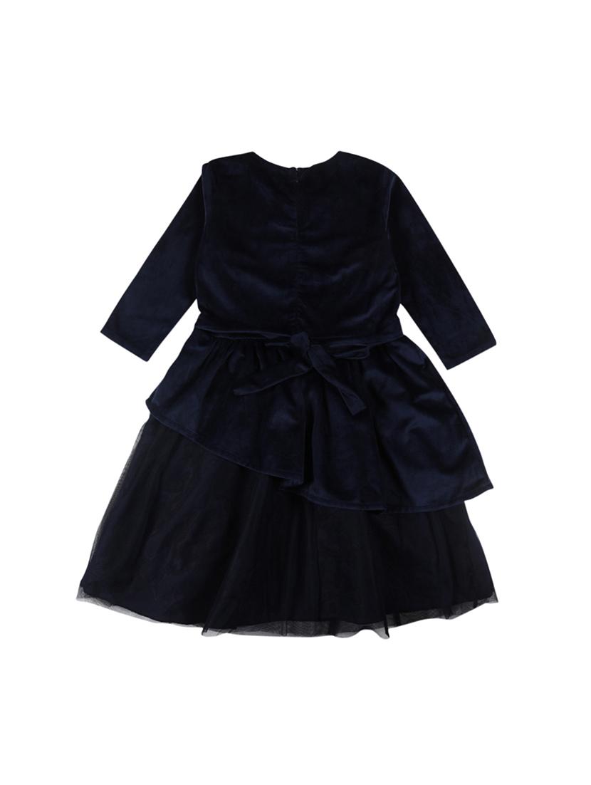 blue velvet frock - 17298672 - Zoom Image - 2