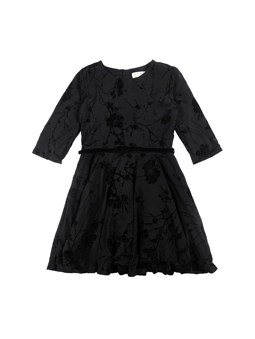 black cotton blend frock - 17298676 - Zoom Image - 1