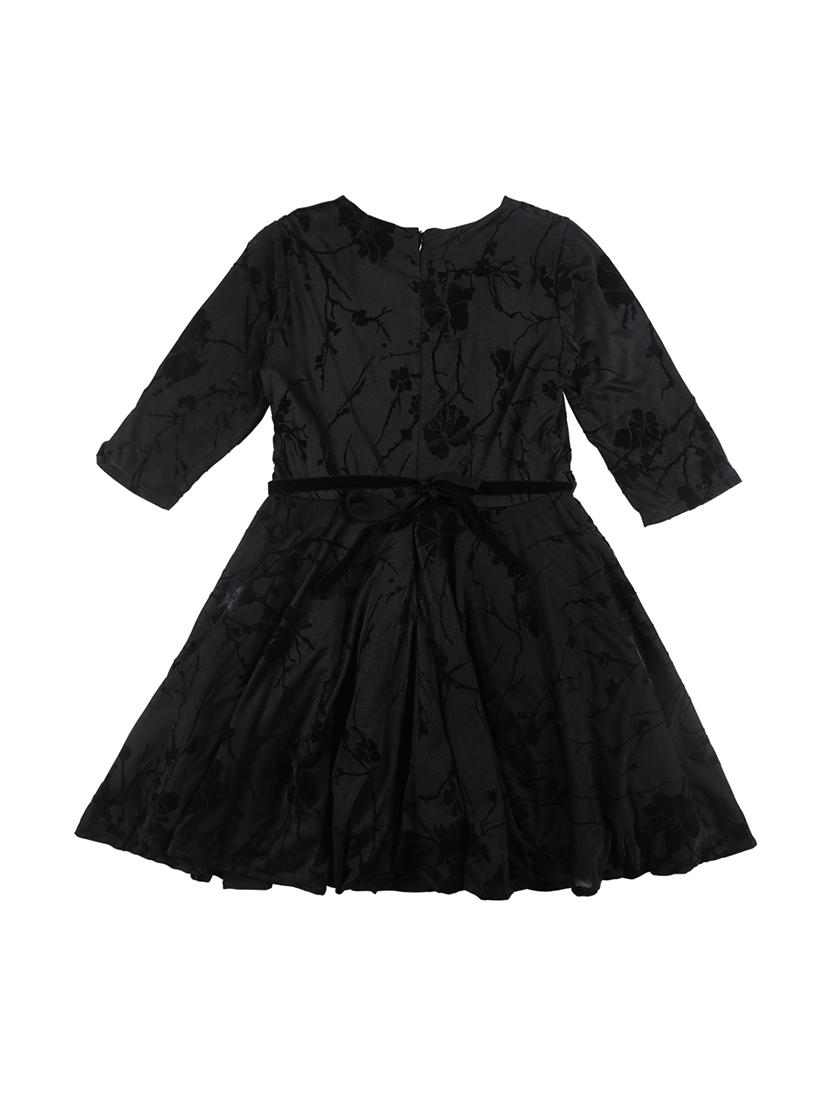 black cotton blend frock - 17298676 - Zoom Image - 2
