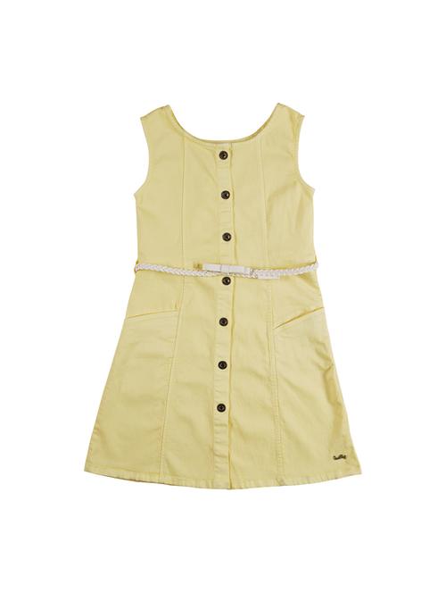 yellow denim frock - 17298691 - Very Small Image - 1