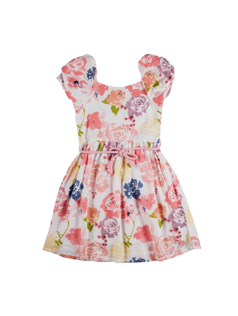 pink cotton blend frock - 17298705 - Zoom Image - 1