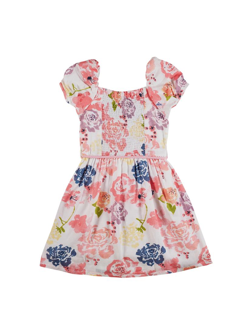 pink cotton blend frock - 17298705 - Zoom Image - 2