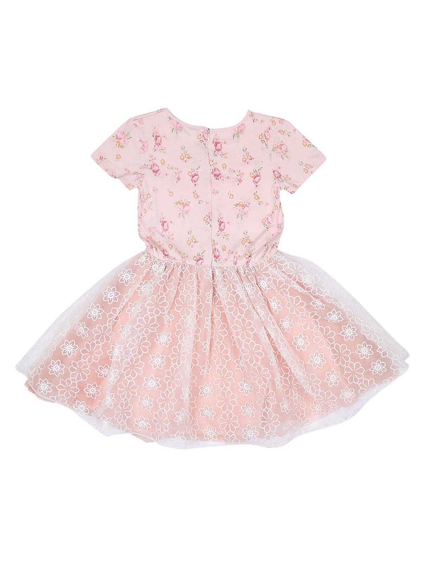 pink cotton blend frock - 17298989 - Zoom Image - 2