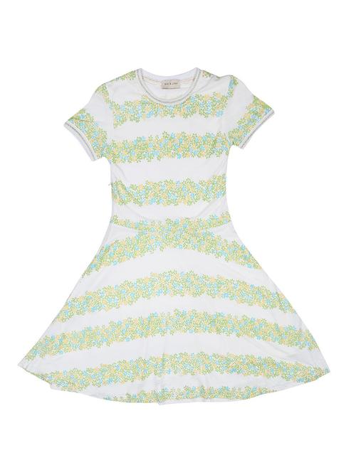 white cotton blend frock - 17298990 - Standard Image - 1